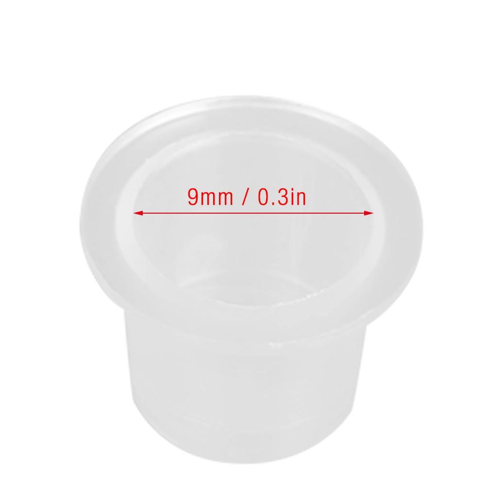 1000Pcs Tattoo Ink Cup Plastic Pigment Holder Permanent Makeup Supplies S