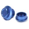 2 Stück Motorrad Vorderrad Achsmutter M18x1.5 Aluminium Ersatz für 250?450 SXF 2015Blau