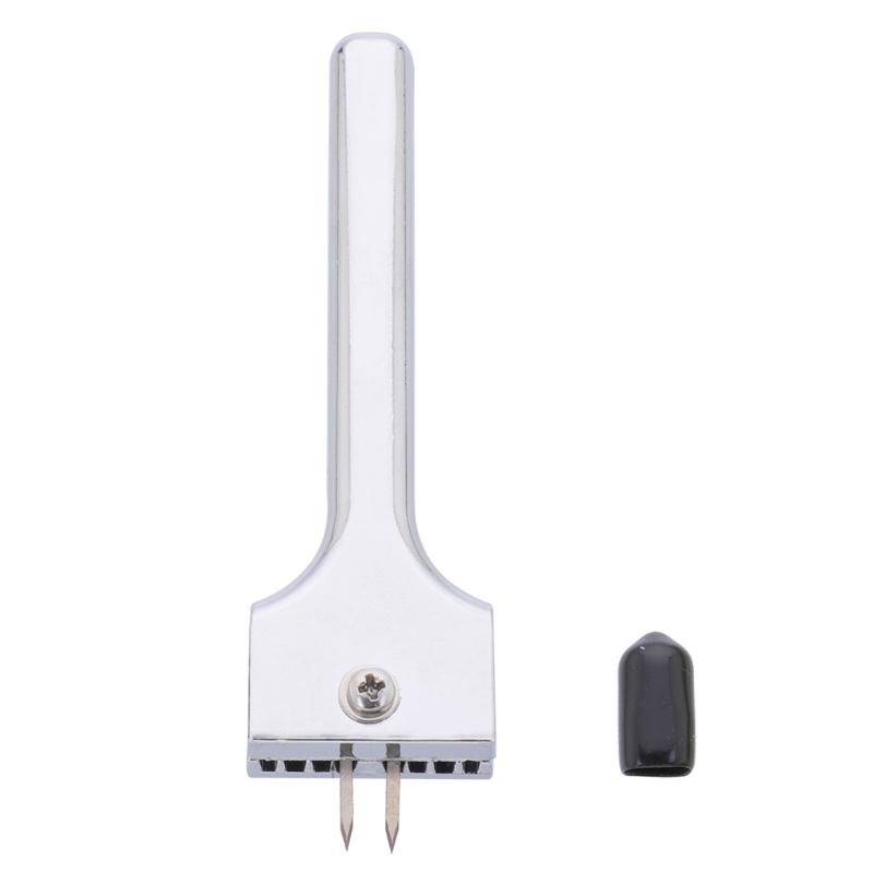 

DIY Leather Tool Magnetic Buckle Installation Tool Leather Craft Tool Adjustable Fork Punch for Leather Craft Making