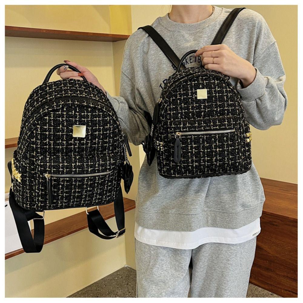 

Французская школьная сумка большой емкости, устойчивая к грязи, студенческая сумка с подвеской для прогулок