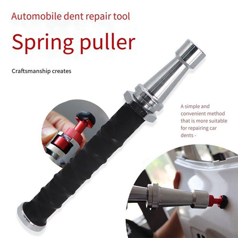 Small Pull Hammer Car Dent Repair Sliding Hammer Tool Spring Telescopic Mini Anti-Skating Hail Pull Hammer Tool
