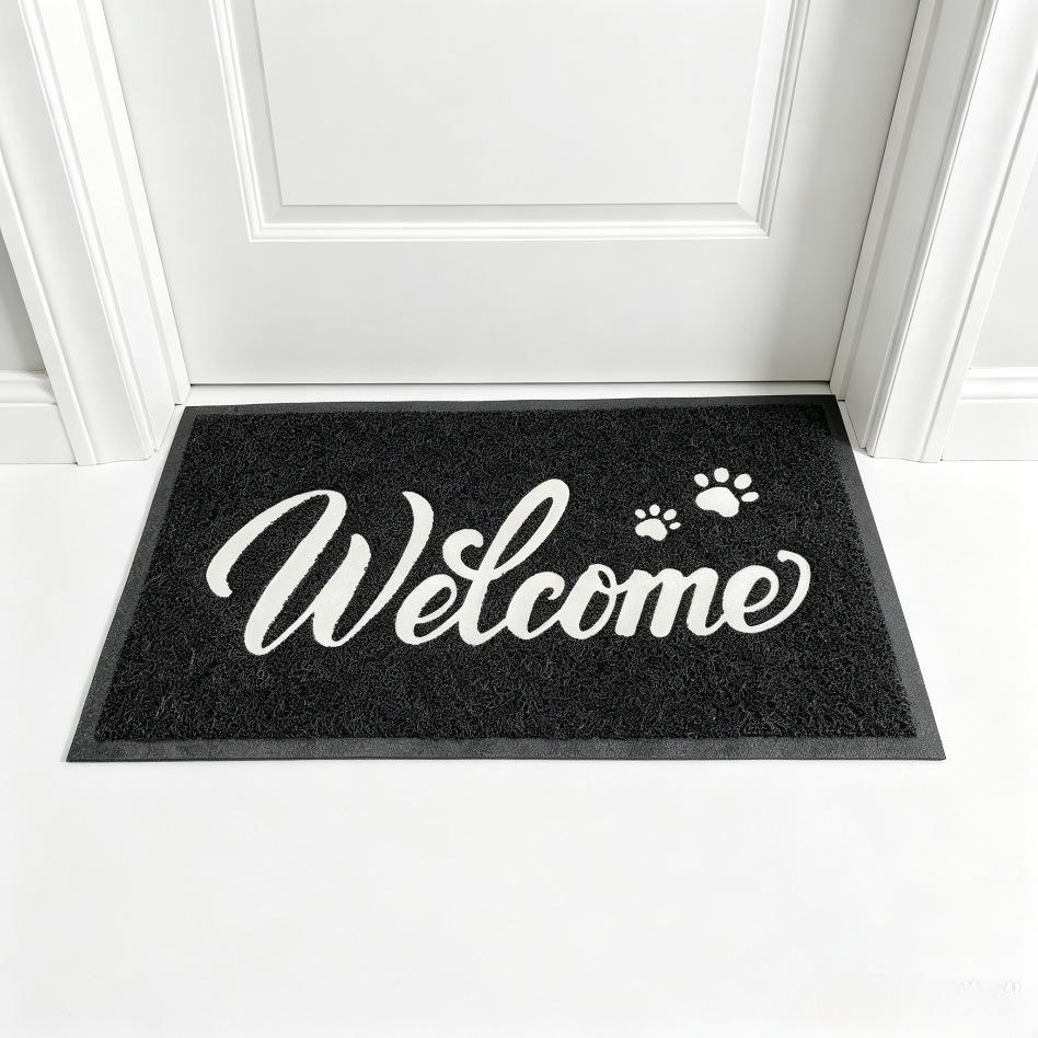 Heart-Shaped Home Entry Mud Scraper Mat