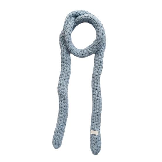 Women Knitting Scarf Solid Color Thin Long Scarf Warm Soft Touch Scarf Outdoor Home Winter Accessory