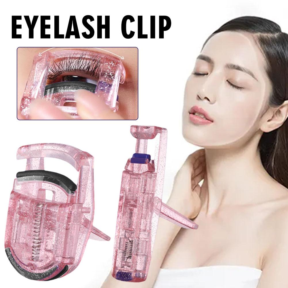 1pcs Portable Eyelash Curler Professional Multicolor Curling Auxiliary Eyelash Eyelashes Make False Clip Folding Up Beauty K9C8