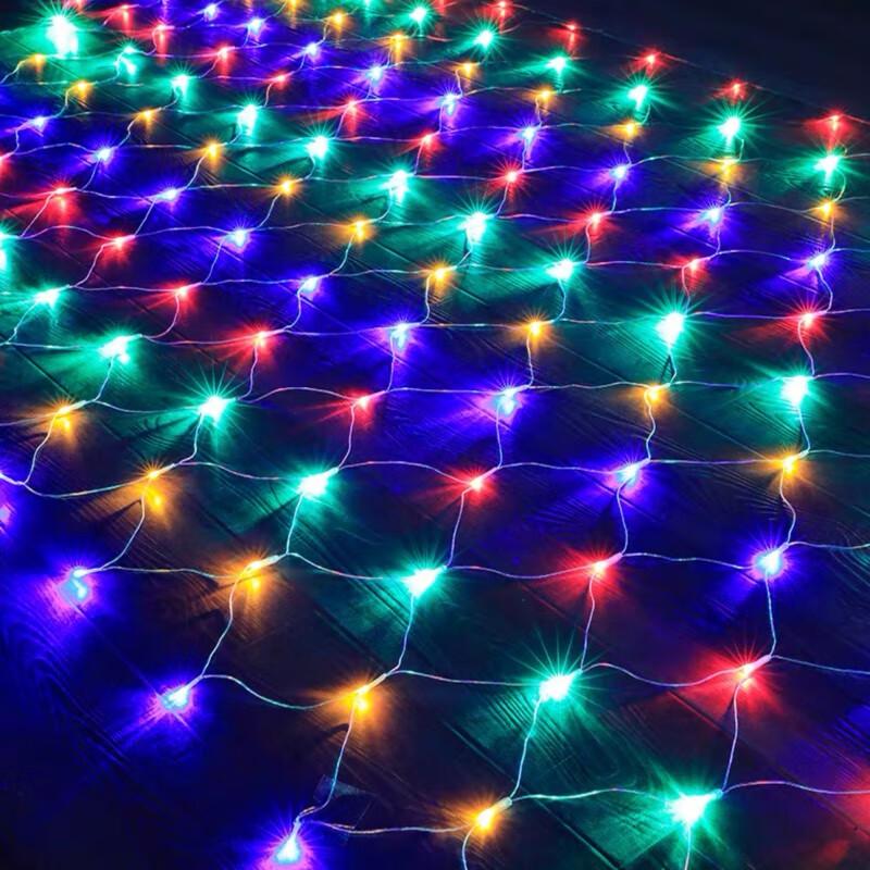 Solar LED Net String Lights