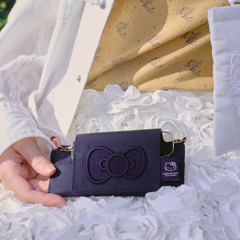 

JOSEPH & STACEY Lucky Hello Kitty Glasses Case (ALL) Navy