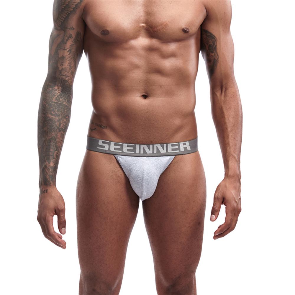 Sexy Bikini Men Underwear Men Thongs Briefs Gay Penis Pouch Double Thong Underwear Male Jockstrap