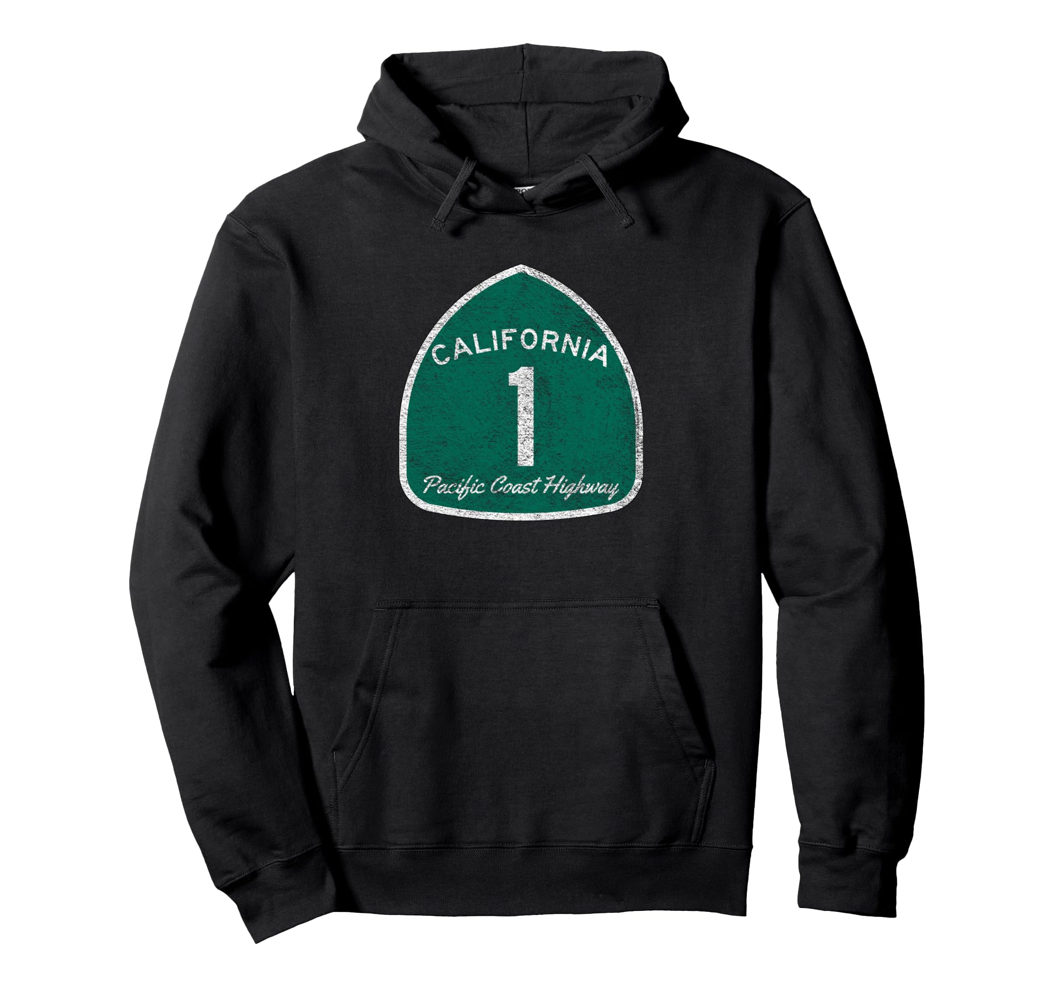 California Highway 1 ONE PACIFIC COAST Hoodie чёрный