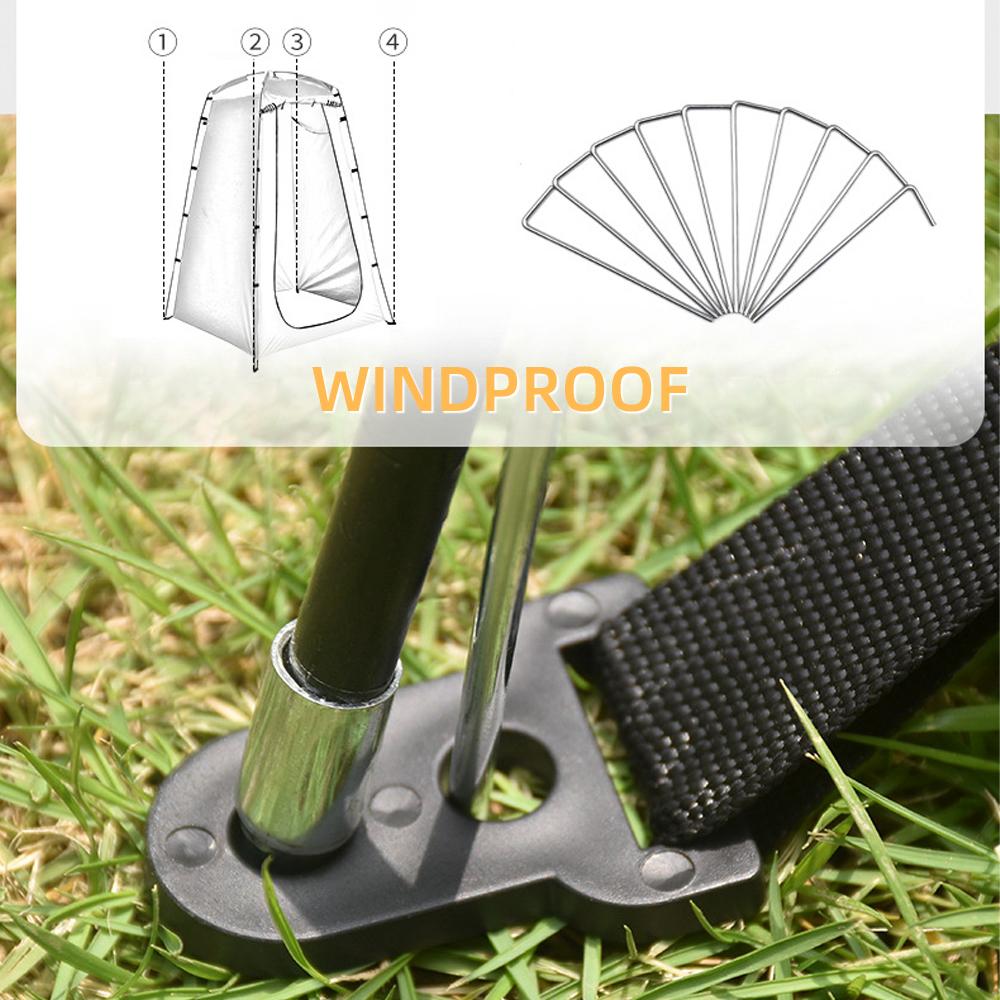 Outdoor Shower Privacy Tent Portable Dressing Changing Room Tent Shelter for Camping Hiking Beach