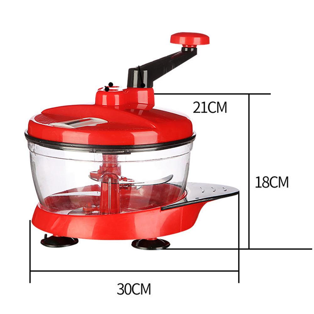 Manual Meat Grinder Dumpling Stuff Hand-Cranked Mixer Vegetable Fruit Chop Up Mincing Machine Chili Garlic Slicer Kitchen Tools