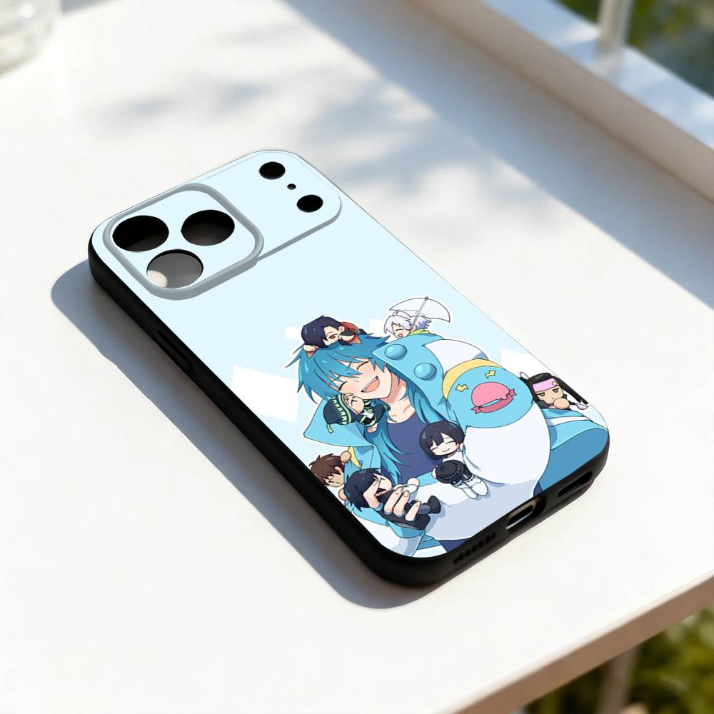 Aoba Seragaki D-DRAMAtical Phone Case For iPhone 17,16,15,14,13,12,11,Pro,Max,Plus,E,SE4,Air,Mini Black Soft Cover