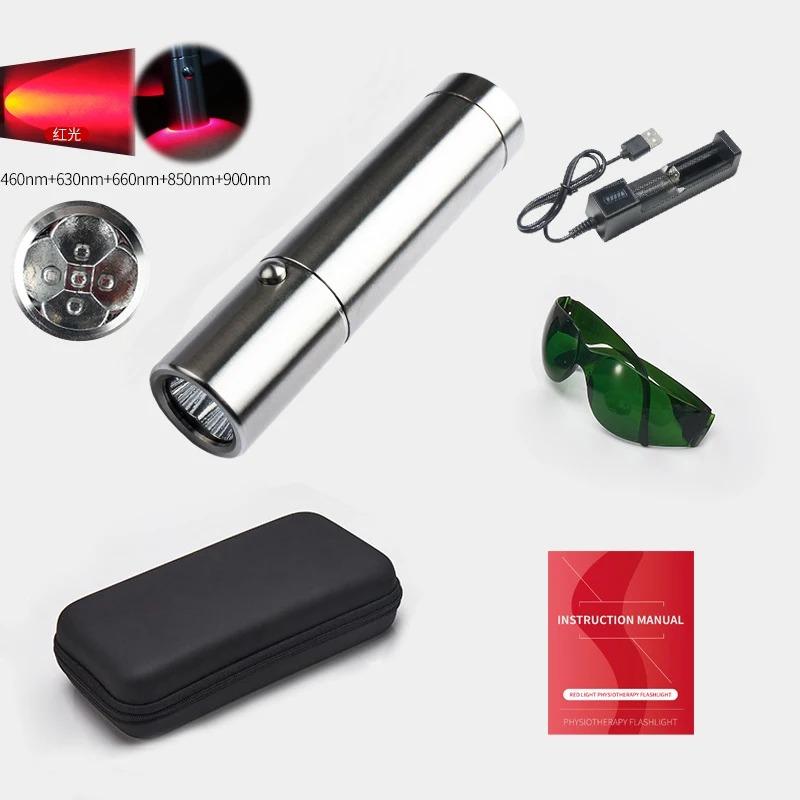 Red Light Therapy Device Cold Sore Canker Sore Treatment Infrared Light Therapy Wand for Mouth Nose Ear Knee Feet Hands Ankle