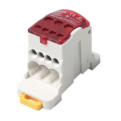 For DIN Rail Systems Terminal Connector Power Junction Box For Power Distribution Systems As Shown 1-channel Input
