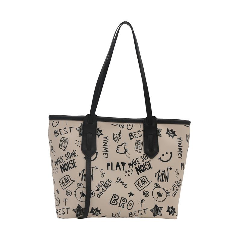 

Модная сумка для поездок на работу большой вместимости 2024 года, новая женская сумка, летняя популярная сумка через плечо, текстурированная сумка-тоут для поездок на работу