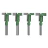 8Pcs Professional Woodworking Bits 4 Types T Slot Cutters Corrosion Coating Smooth Trimming
