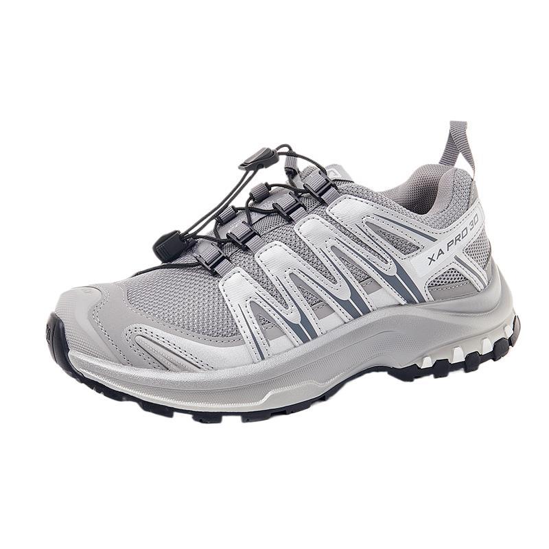 Casual sports hiking shoes 2025 new spring and autumn thick-soled small outdoor couple men's and women's breathable dad shoes