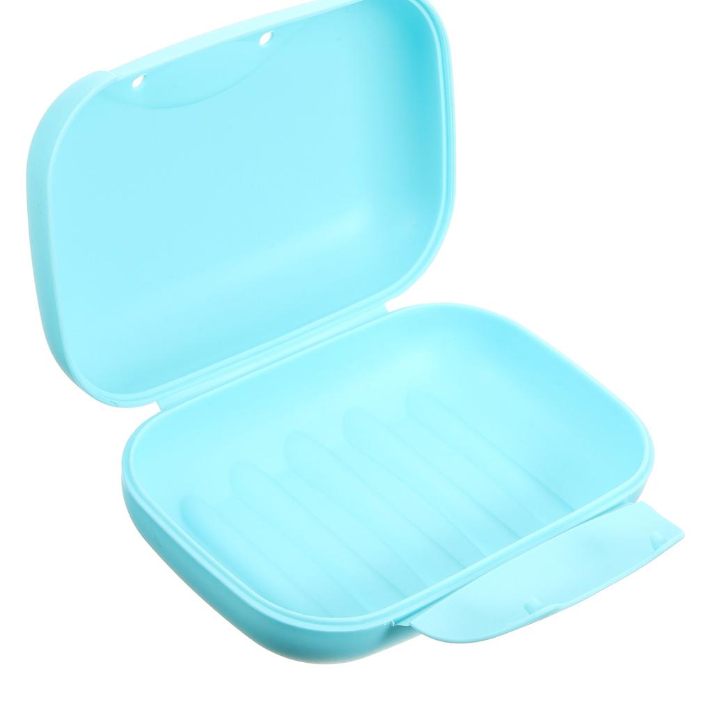 Portable Soap Dish Box Container with Lock for Travel Camping Leak Proof Holder Case Compact PP Plastic soap box soap