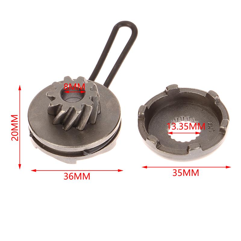 Motorradzubehör Kickstarter Ritzel Anlasser für Aerox Jog 50ccm Neos Aprilia Rally 2-Takt MBK Nitro Malaguti/ 1E40QMB