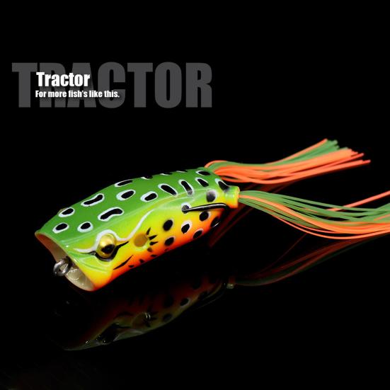 60mm/16g Fishing Lure Realistic Appearance Sharp Hook Big Mouth Large Snakehead Frog Wobbler