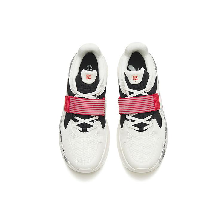 New Anta Variety Training Collection Stable As A Mountain Pro Low Top Training Shoes White Black Red 112247785-5