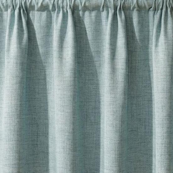 Linen Short Curtain for Kitchen, Semi Sheer Valance for Small Window, Kitchen Curtain for Pantry Door, Farmhouse Cabinet Cover