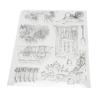 6pcs Clear Stamps  Transparent Stamps Decorative Scrapbooking Clear Stamps for Photo Albums Greet