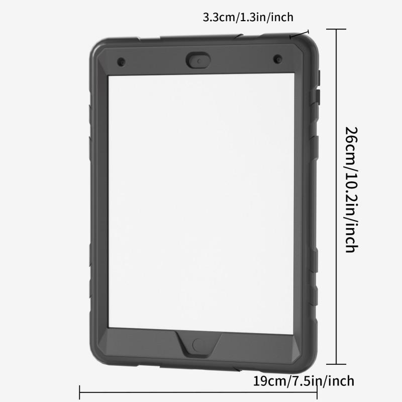 IPad 10.2 Inch Case 7th 8th 9th Gen Shockproof Cover With 360 Rotating Stand Magnetic Soft TPU Hard Shell