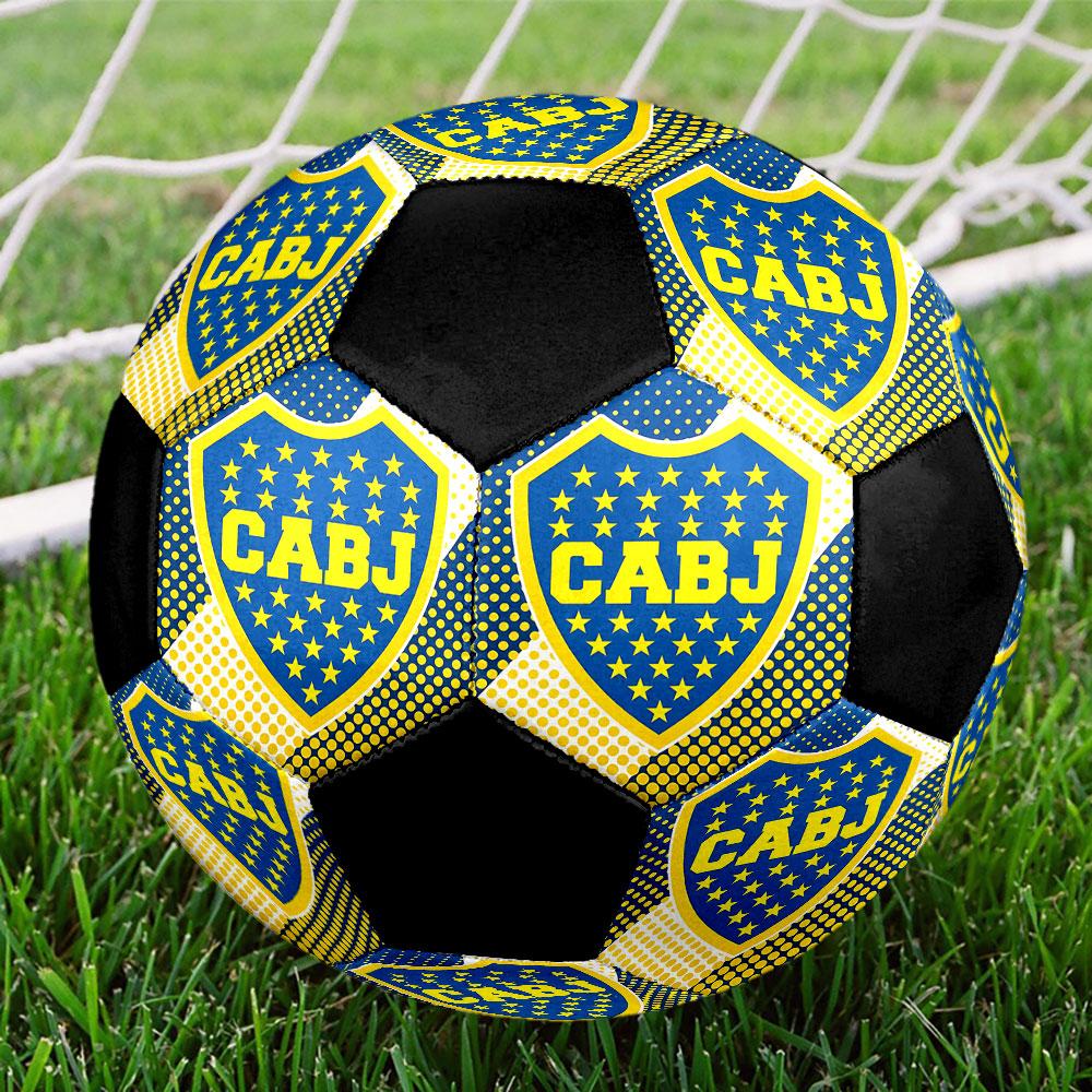 1pc Club Atletico Boca Juniors Soccer Ball Size 5 Indoor Soccer Ball Fashion Colorful Backyard Game - Great For Sports Fans Gift HE22