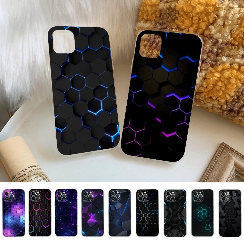 Luxury Geometry Cool Phone Case For iPhone 15 14 11 12 13 Mini Pro XS Max Cover 6 7 8 Plus X XR SE 2020 Funda Shell