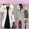 Stylish And Warm Winter Women Long Jacket With Fur Hooded Parka And Quilted Lining