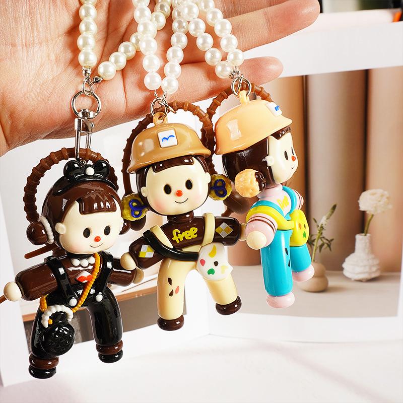 Splits Girl Duomei Pendant Car Pendant Bag Pendant High-Grade Keychain Cute Creative Gift Bag Pendant