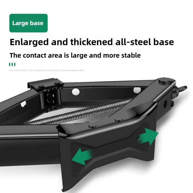 BAOLIAN Car Scissor Jack 3T Auto Emergency Lift Stand Labor-Saving Repair & Tire Replacement Tool and Wrench for SUV Vehicles