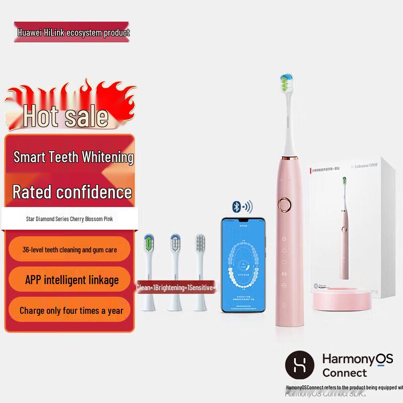 

HUAWEI Leboo Smart Sonic Electric Toothbrush, 90-Day Battery