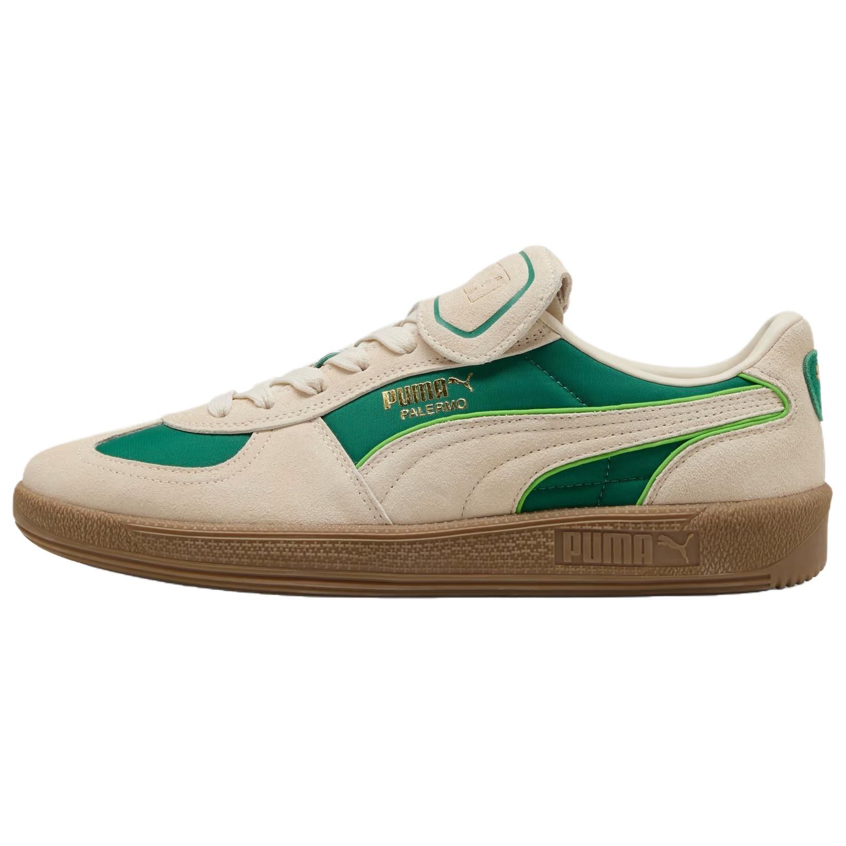 PUMA Palermo Premium NL  Light Brown Green  Men s 404836-01 EU 37