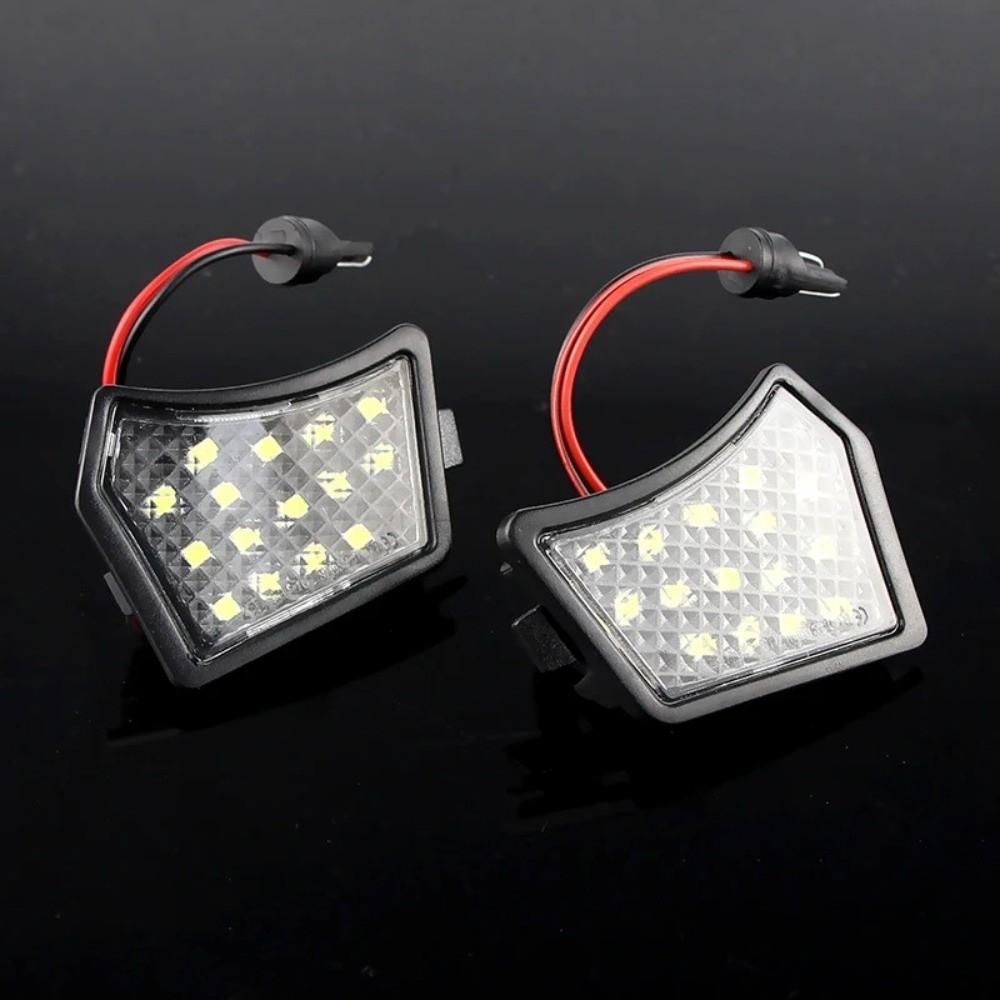 2Pcs White Light LED Welcome Lamp for Suitable for Volvo S60 S80 V50 V70 XC70 XC90 Jaguar XJ