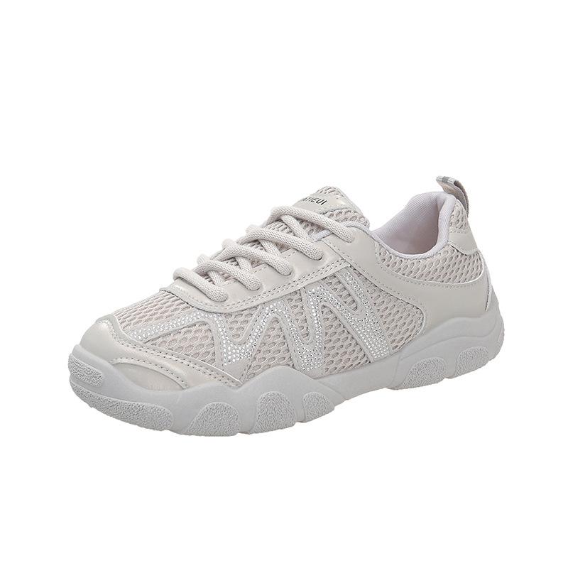 Popular super fire breathable mesh sports moral training shoes women's 2025 summer new versatile casual little white women's shoes