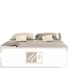 Upholstered Felt Bedside Wall Stickers - Anti-Collision Bedroom Decor and Tatami Bed Wall Cover-Up.