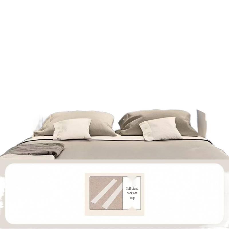 Upholstered Felt Bedside Wall Stickers - Anti-Collision Bedroom Decor and Tatami Bed Wall Cover-Up.