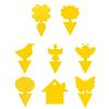 5Pcs Nützliche selbstklebende Sun-proof Fly Klebrige Haus Form Blattläuse Falle Haushaltswaren