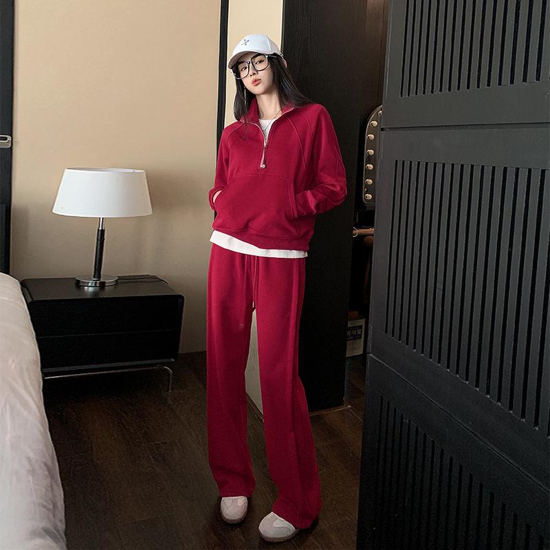 

Women s Casual Street Style Hoodie & Pants Set - Chic, Age-Reducing, Spring/Autumn Fashion Extra Large