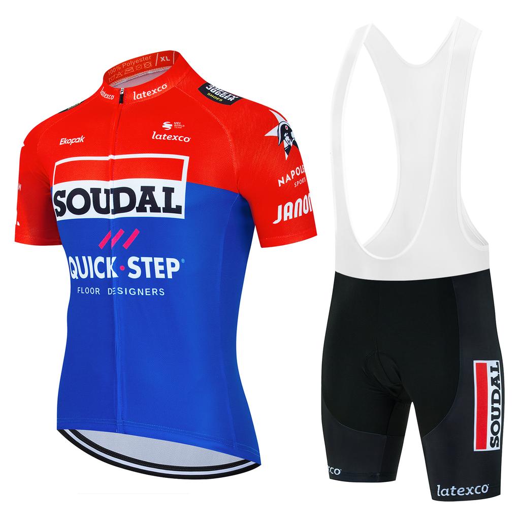 2025 Road Bike Jersey Set Men's Cycling Clothing Summer MTB Team Clothes Short Sleeve Uniform Triathlon