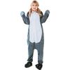 Moerstar Shark Kigurumi Pajamas for Adults, Loungewear, Animal Cosplay Costume, Unisex, Soft, Cute, Character, Halloween, Party Costume (Size M)