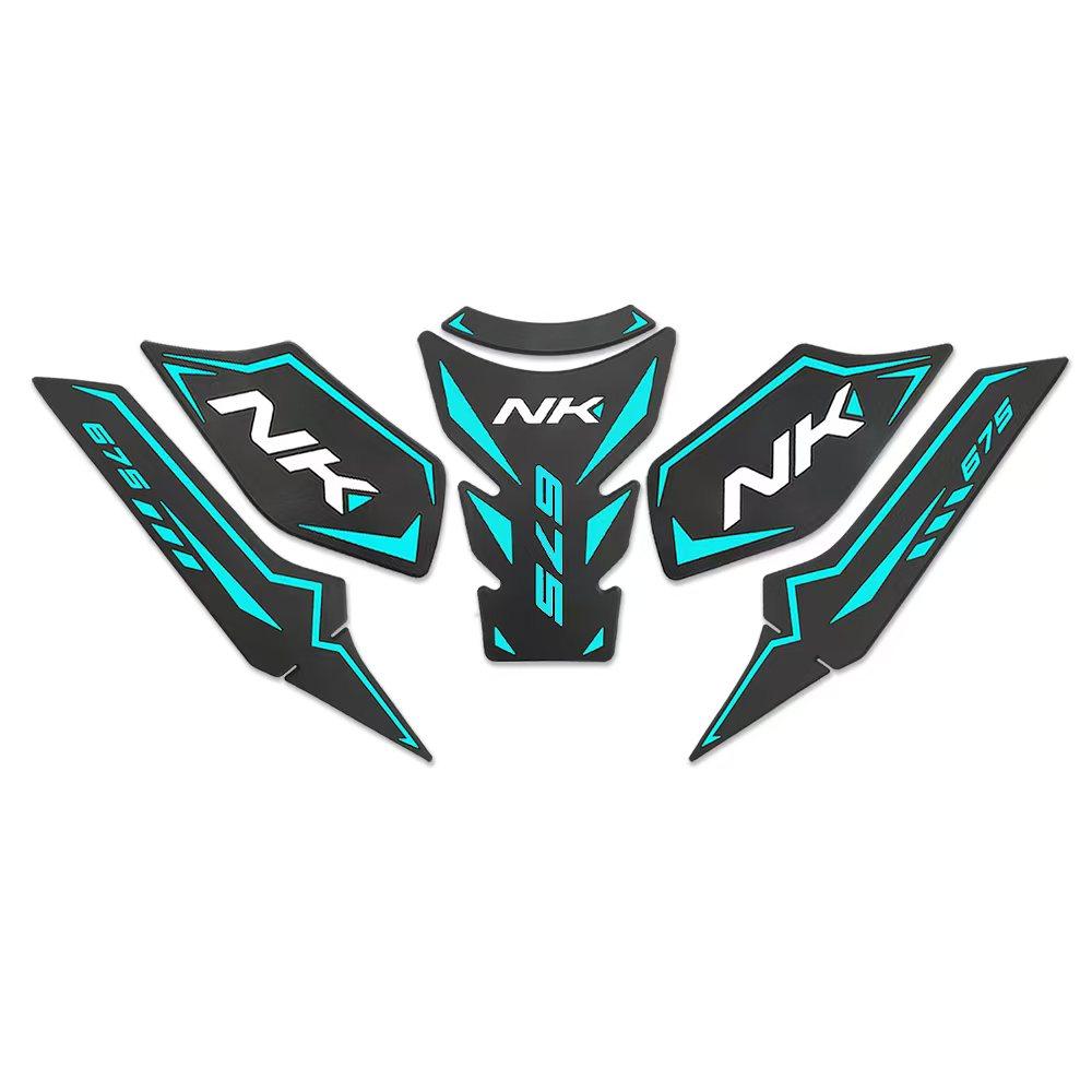 FOR CFMOTO 675NK 675 NK 2025 Motorcycle Rubber Tank Pad Sticker Side Tank Pad Anti Scratch Decal Non-slip Sticker