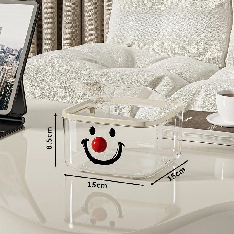 

Творческий Джокер Улыбающееся Лицо DIY Большая Емкость Пресс Крышка Мусорное Ведро Студенческое Общежитие Гостиная Ванная Комната Настольный Мусорное Ведро