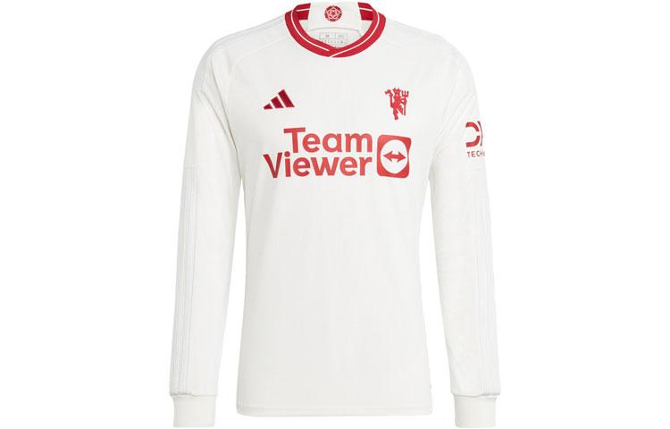 

Adidas Manchester United Soccer Jerseys Men s White Moderate Straight Fit IP1745 XS