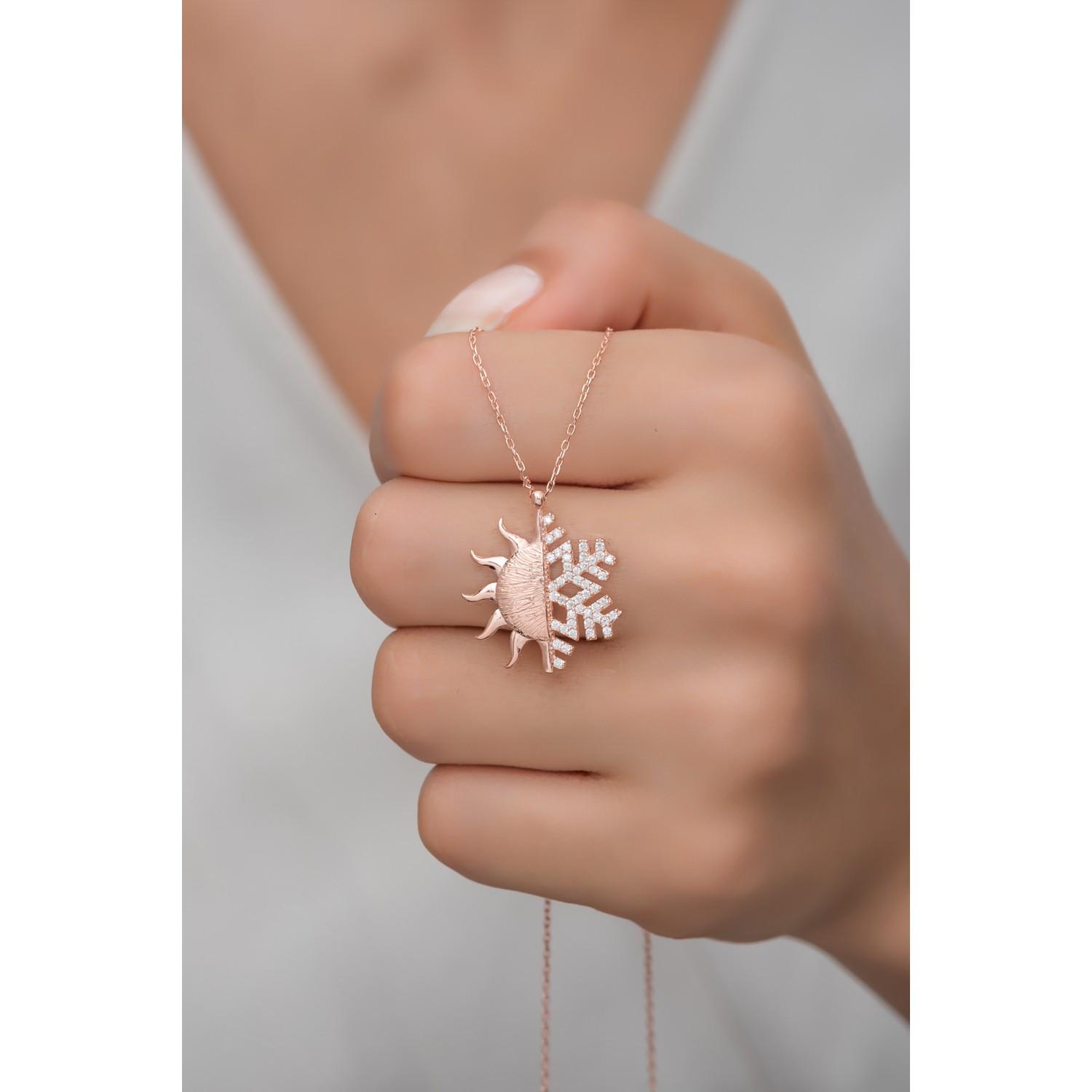 

Ожерелье с блестящим солнцем из стерлингового серебра 925 пробы