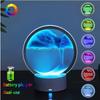 LED RGB Sandscape Lamp 3D Moving Sand Art Frame Night Light with Remote with 16 Colors Hourglass Light 3D Deep Sea Display