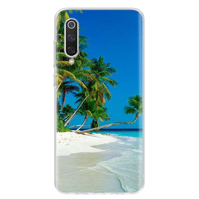 Sea Tropical Palm Trees Beach Phone Case Cover for Xiaomi Redmi Note 15 14 13 12 11 Pro Plus 14S 12S 11S 11T 11E 10S 10 Customiz