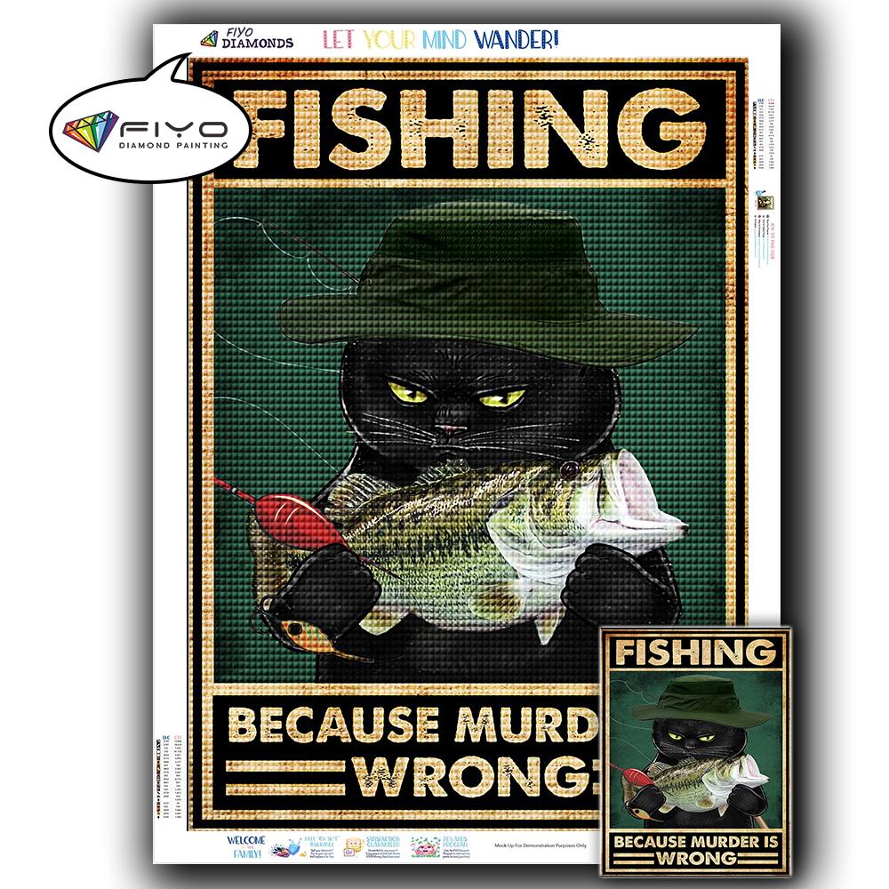 5D DIY Diamond Painting Black Cat Diamond Embroidery Vintage Cartoon Cross Stitch Picture Of Rhinestones Home Decor