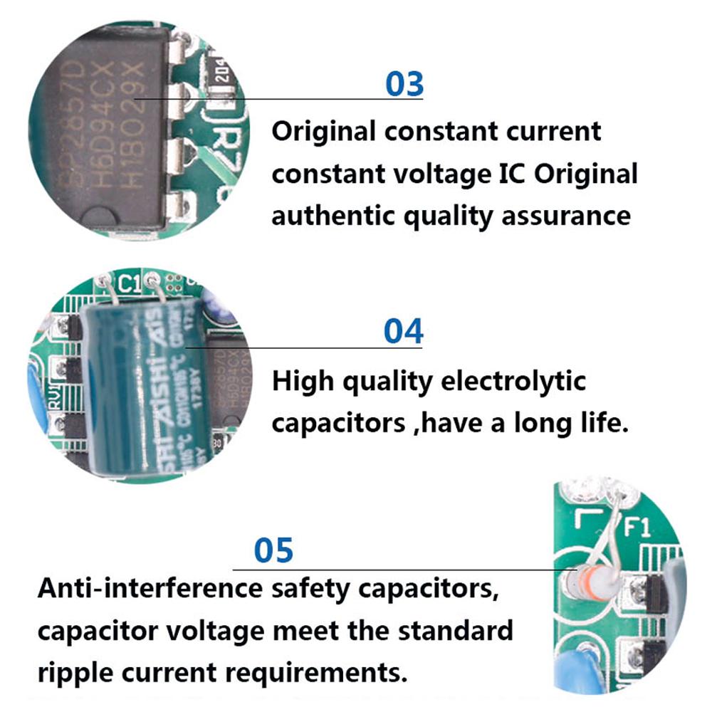 AC 100-240V To DC 12V LED Driver Lighting Transformer 6W 12W 18W 24W 36W 48W 60W For Strip Home Improvement Power Supply Adapter